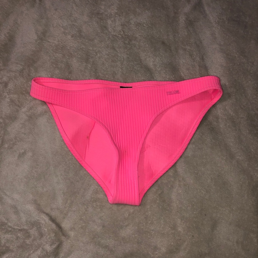 Pink bikini bottoms